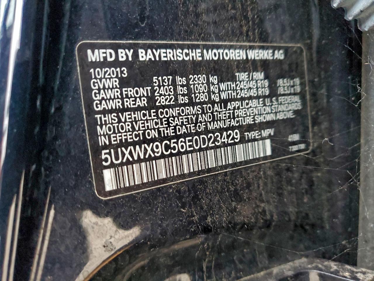 2014 BMW X3 XDRIVE28I photo 14