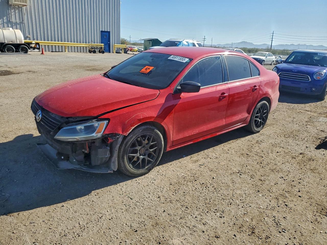 2012 VOLKSWAGEN JETTA BASE — FRONT END damage — photo 1