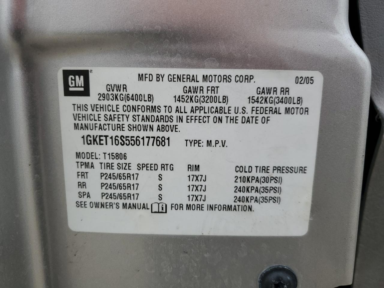 2005 GMC ENVOY XL photo 11