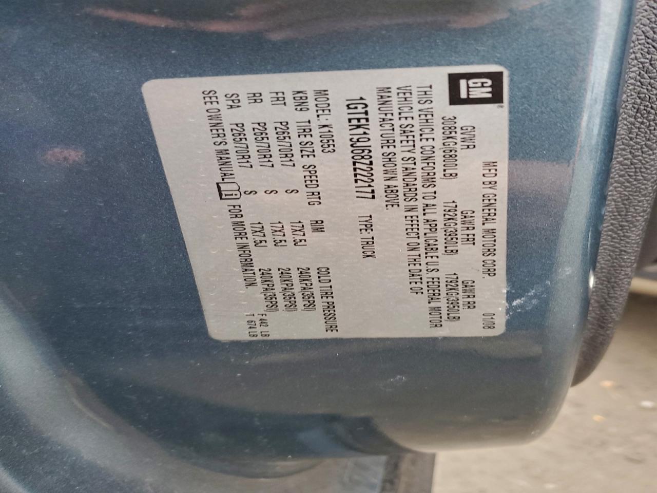 2008 GMC SIERRA K1500 photo 34