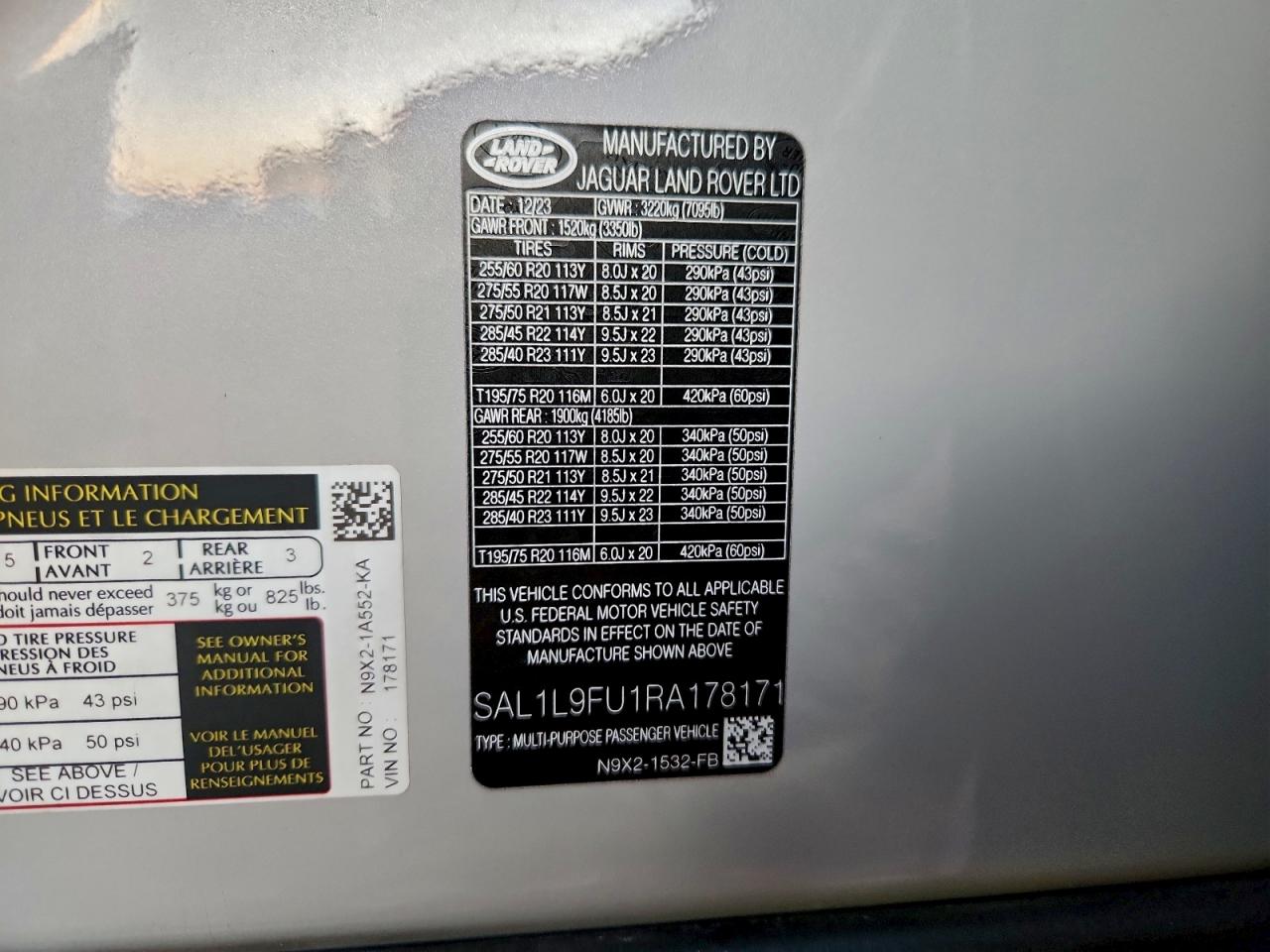 2024 LAND ROVER RANGE ROVER SPORT DYNAMIC SE photo 13