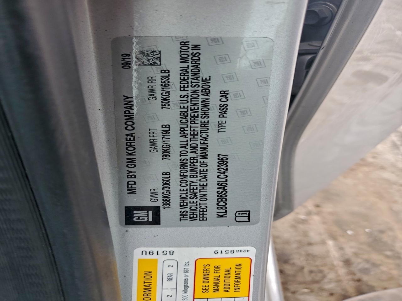 2020 CHEVROLET SPARK LS photo 13