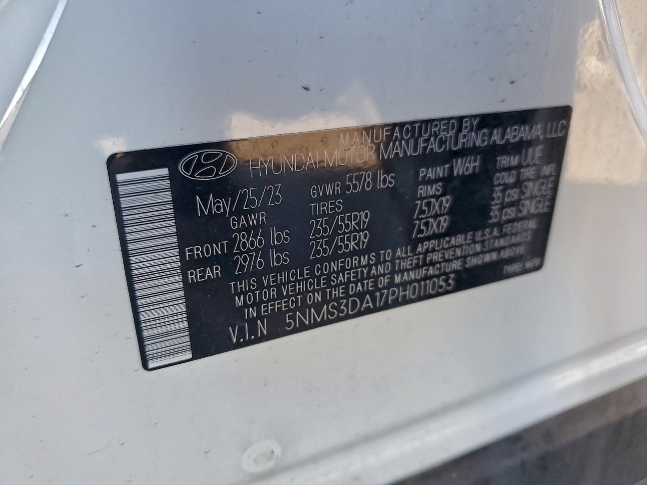 2023 HYUNDAI SANTA FE SEL PREMIUM photo 13