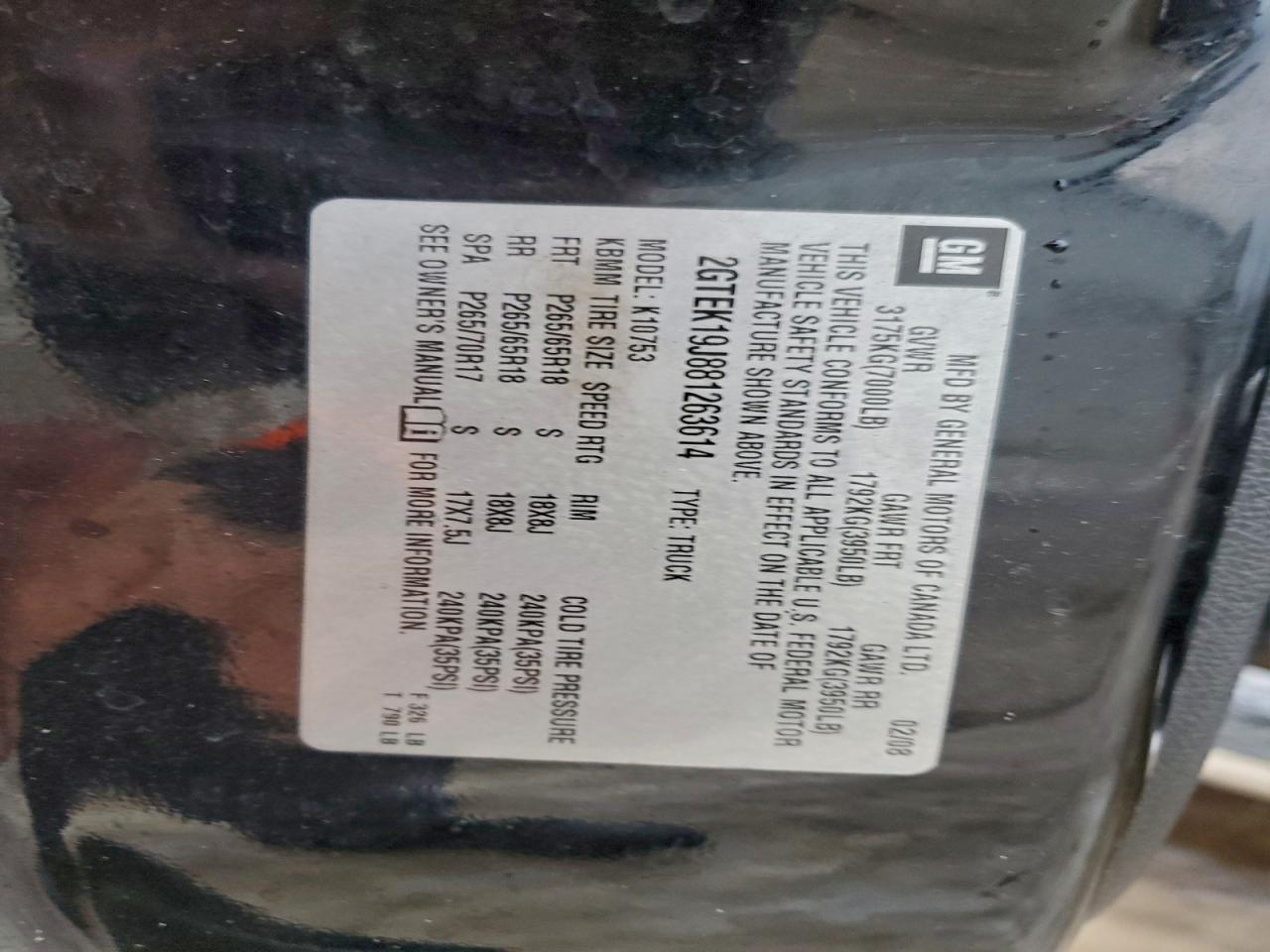 2008 GMC SIERRA K1500 photo 13