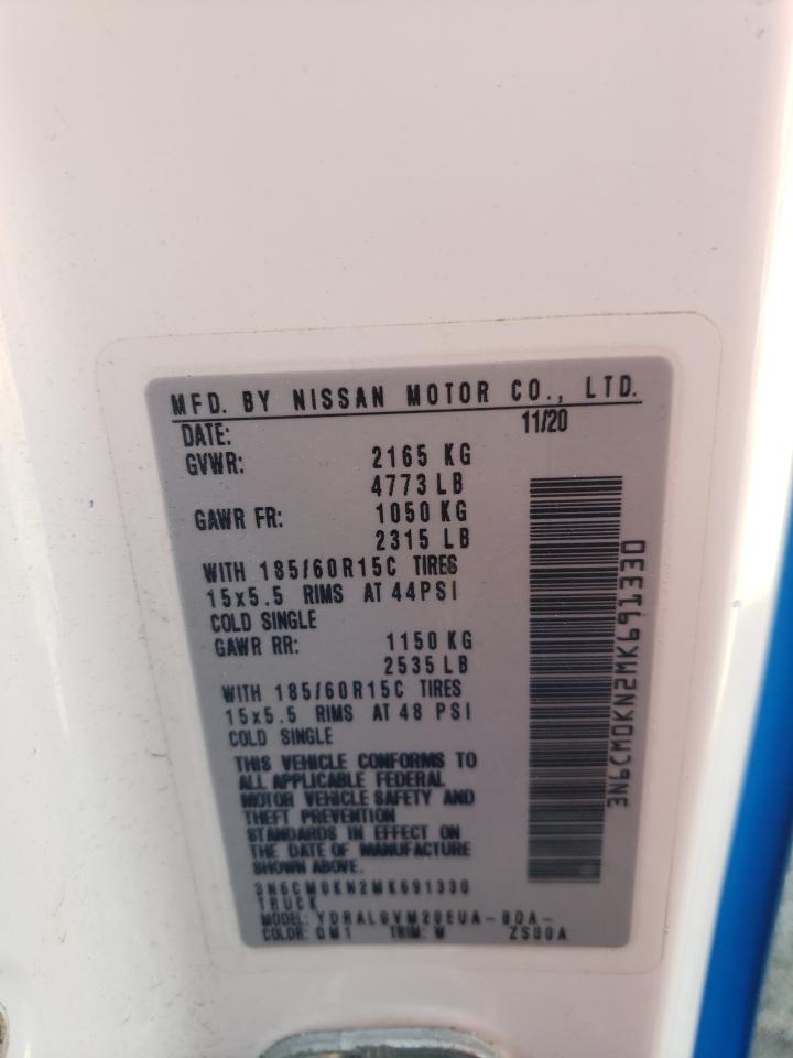 2021 NISSAN NV200 2.5S photo 13