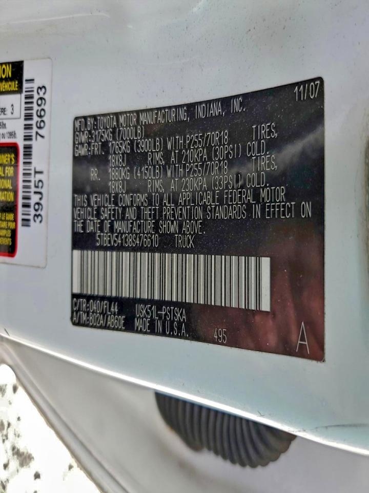 2008 TOYOTA TUNDRA CREWMAX photo 12