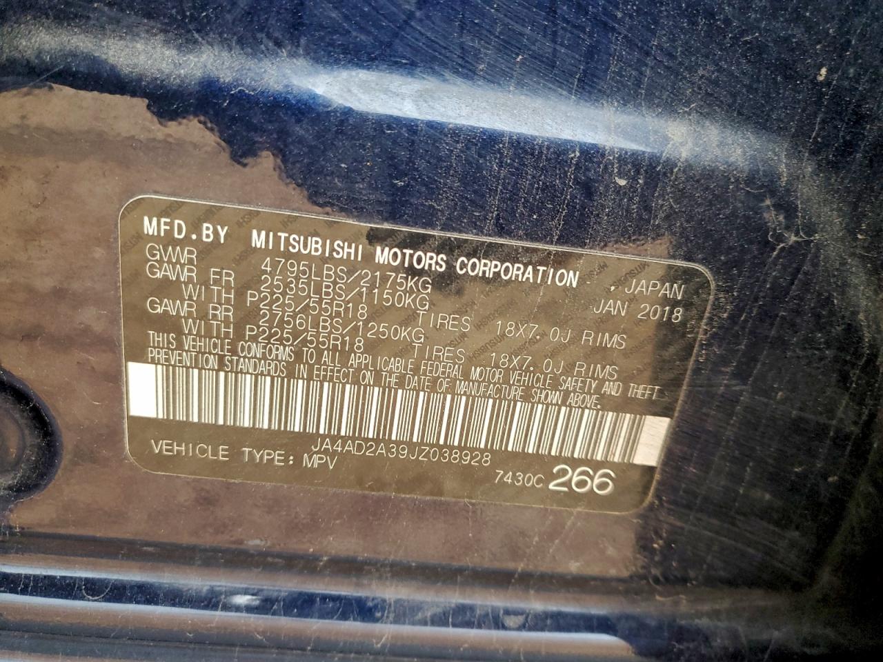 2018 MITSUBISHI OUTLANDER ES photo 14