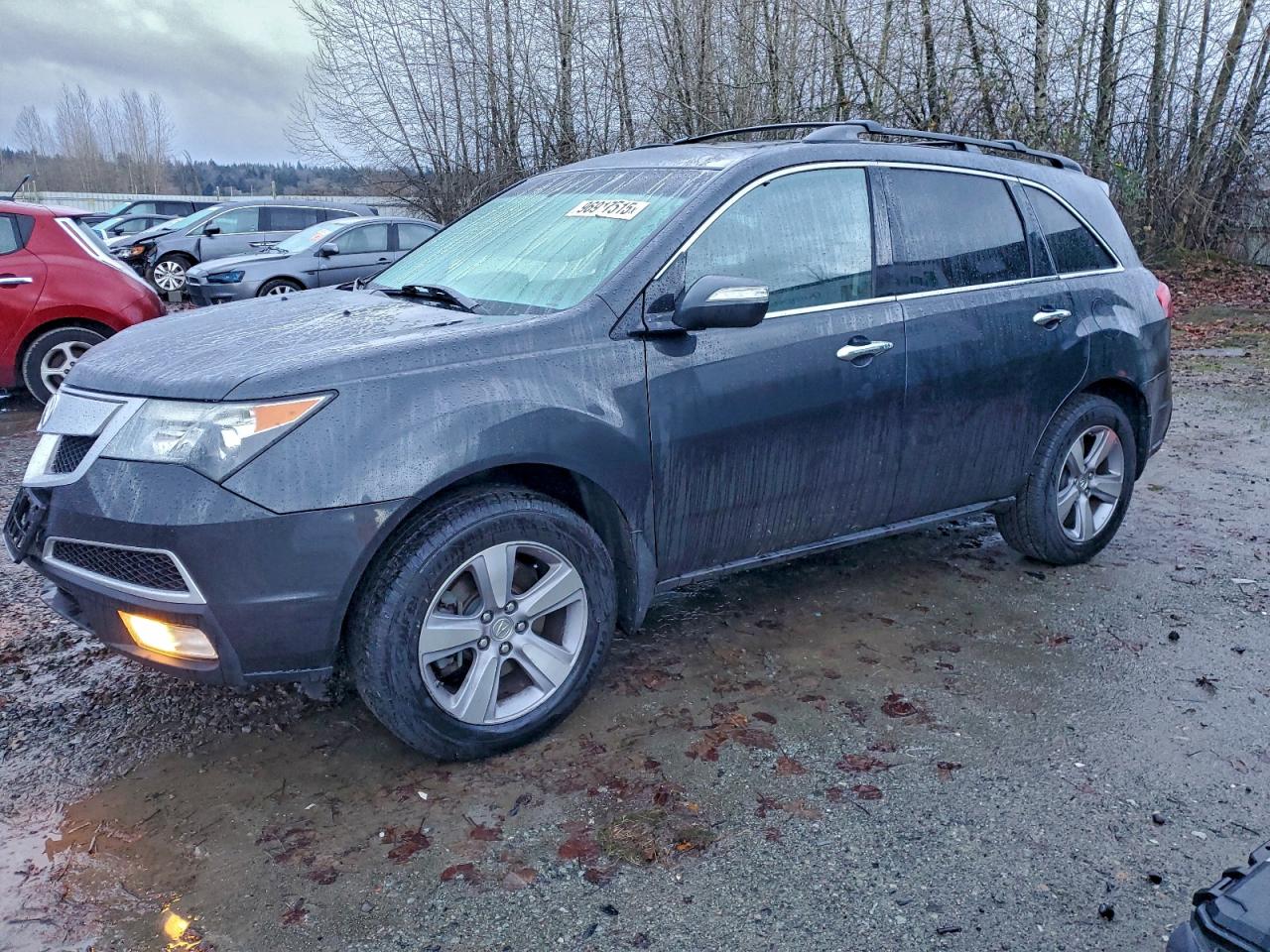 2013 ACURA MDX TECHNOLOGY — SIDE damage — photo 1