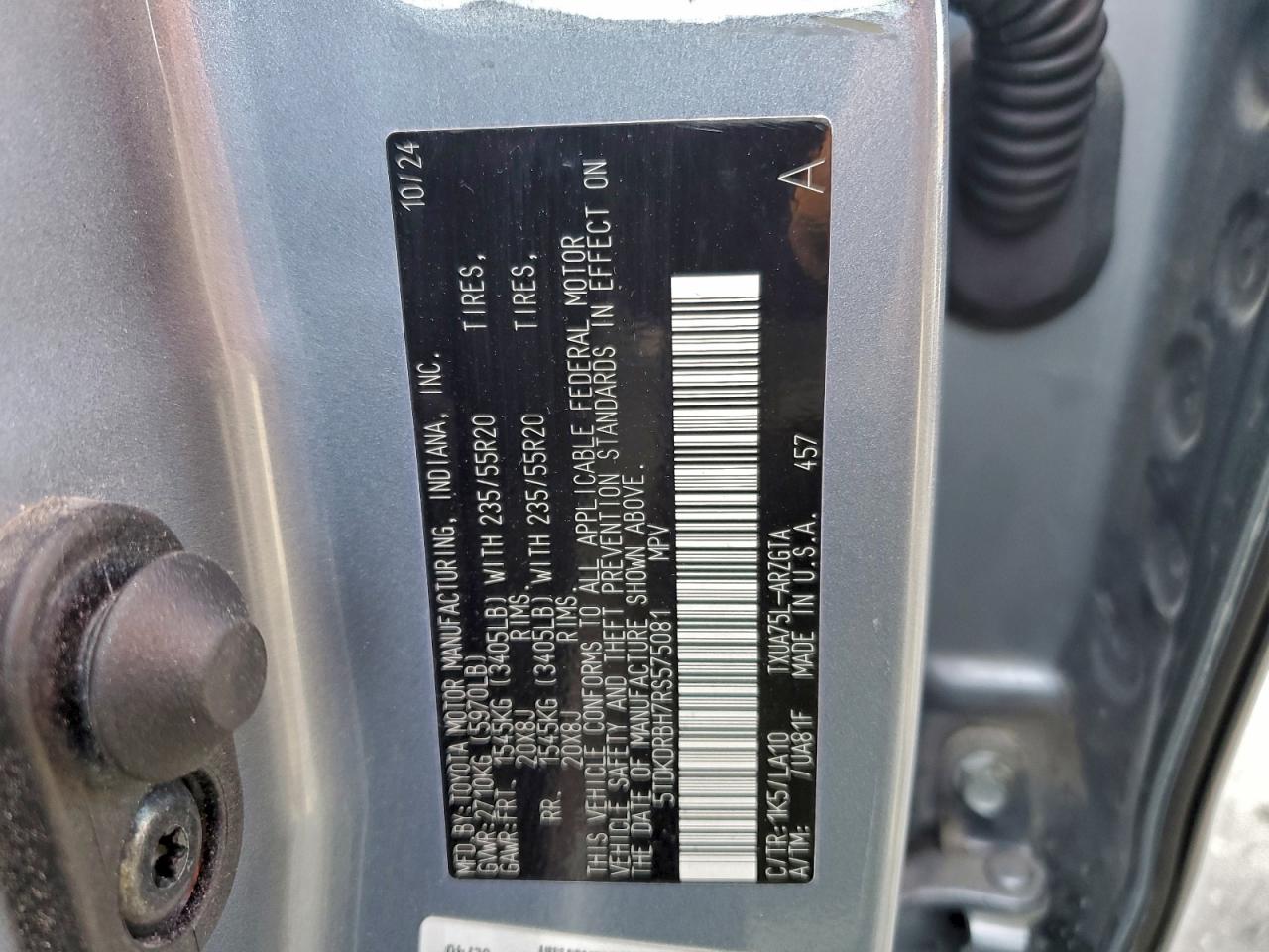2024 TOYT HIGHLANDER PLATINUM photo 13