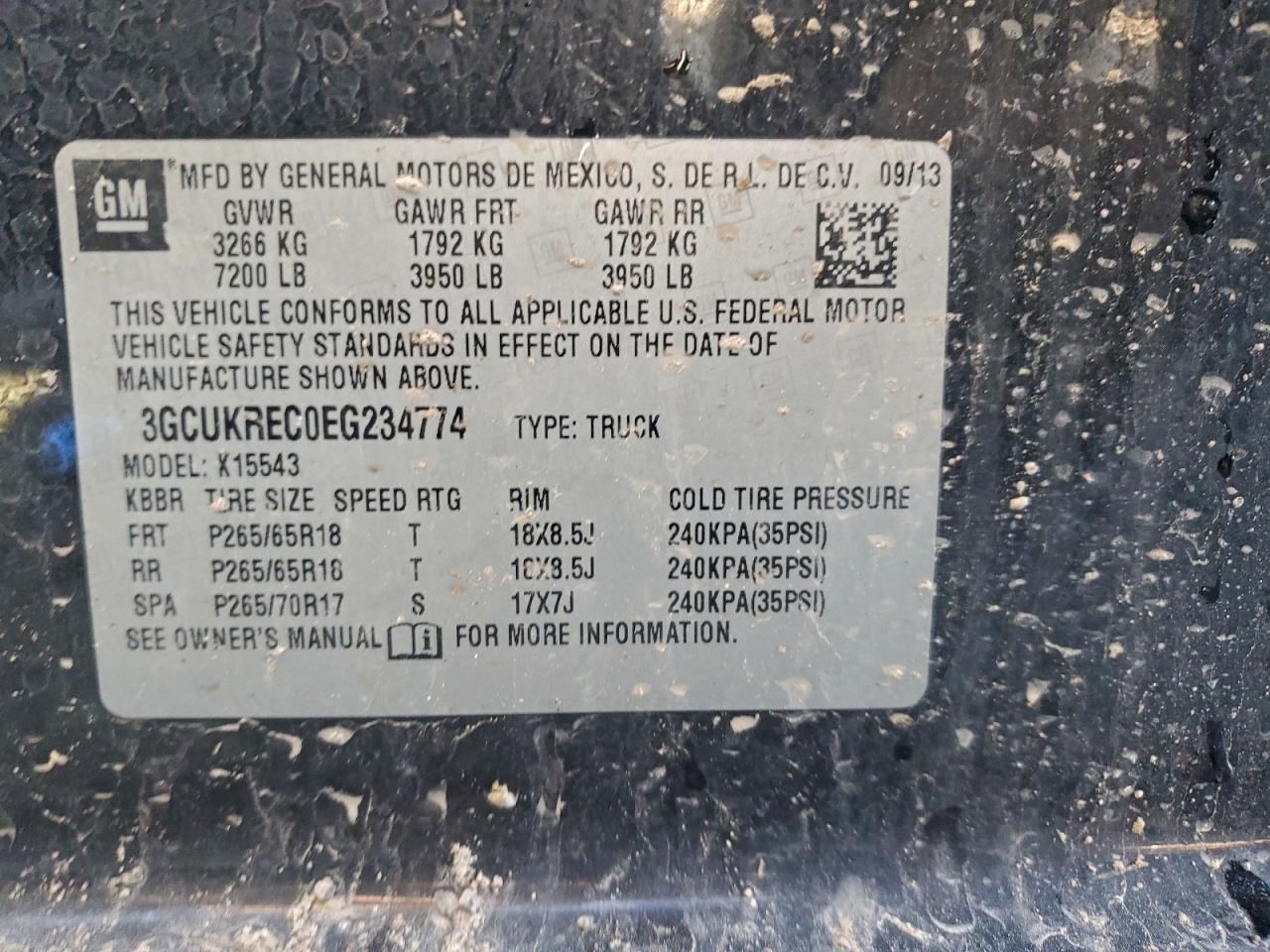 2014 CHEVROLET SILVERADO K1500 LT photo 12