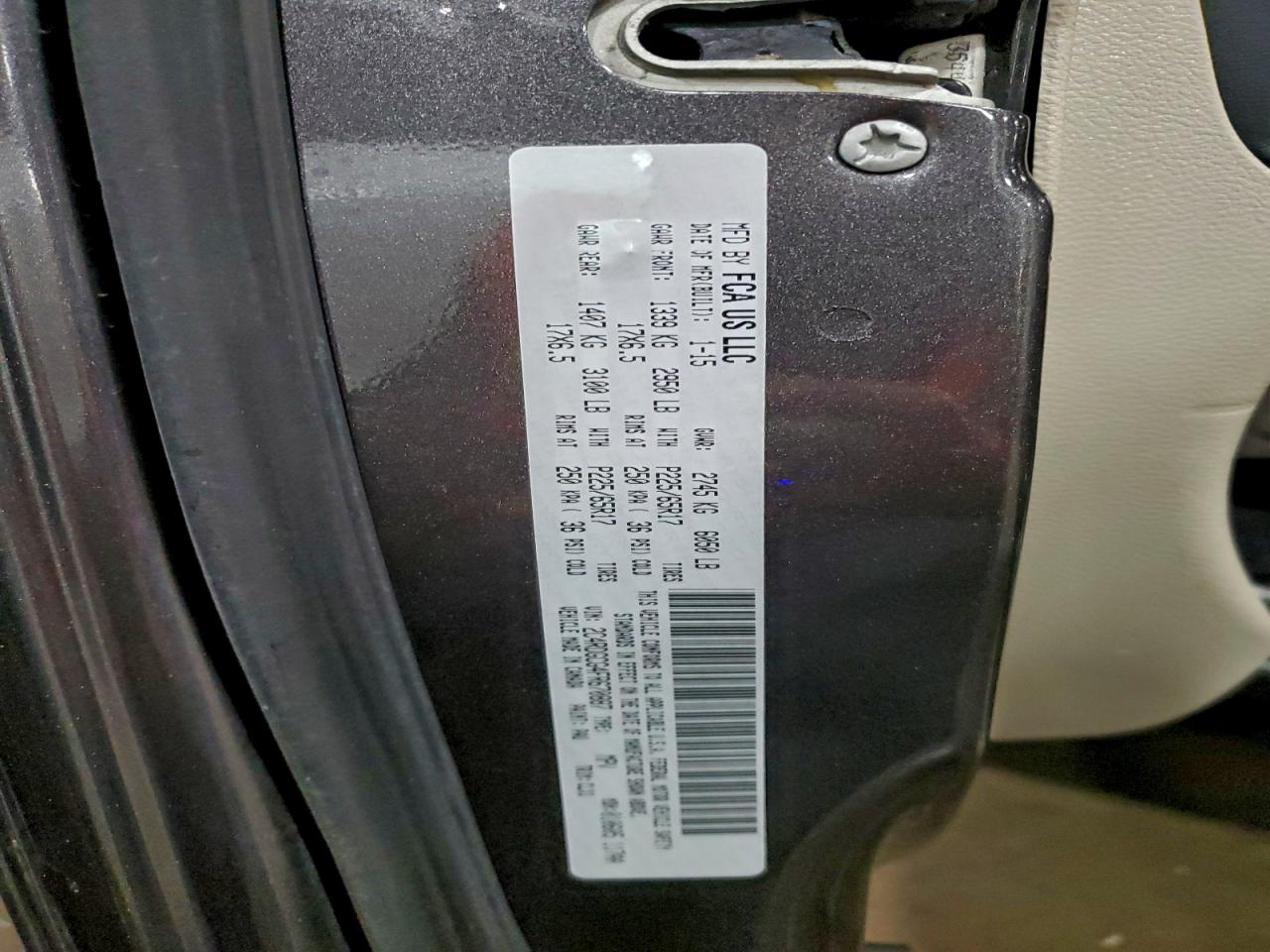 2015 DODGE GRAND CARAVAN SXT photo 14