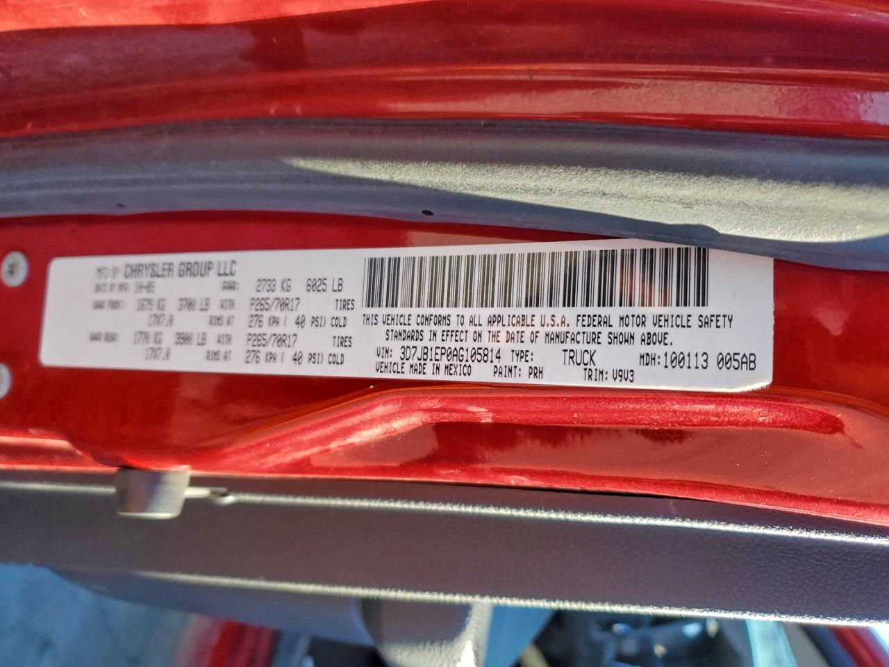 2010 DODGE RAM 1500 photo 12