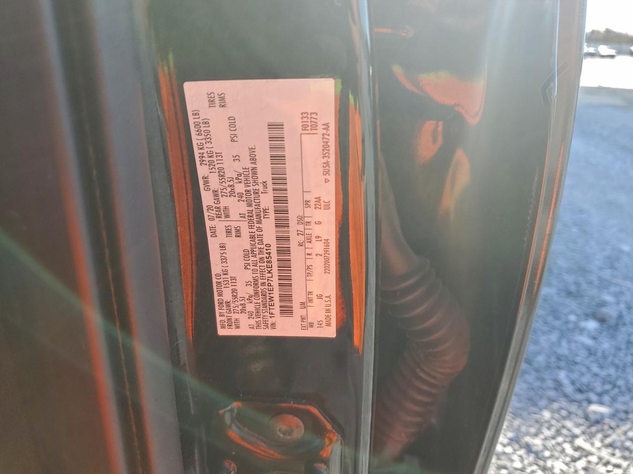 2020 FORD F150 SUPERCREW photo 12