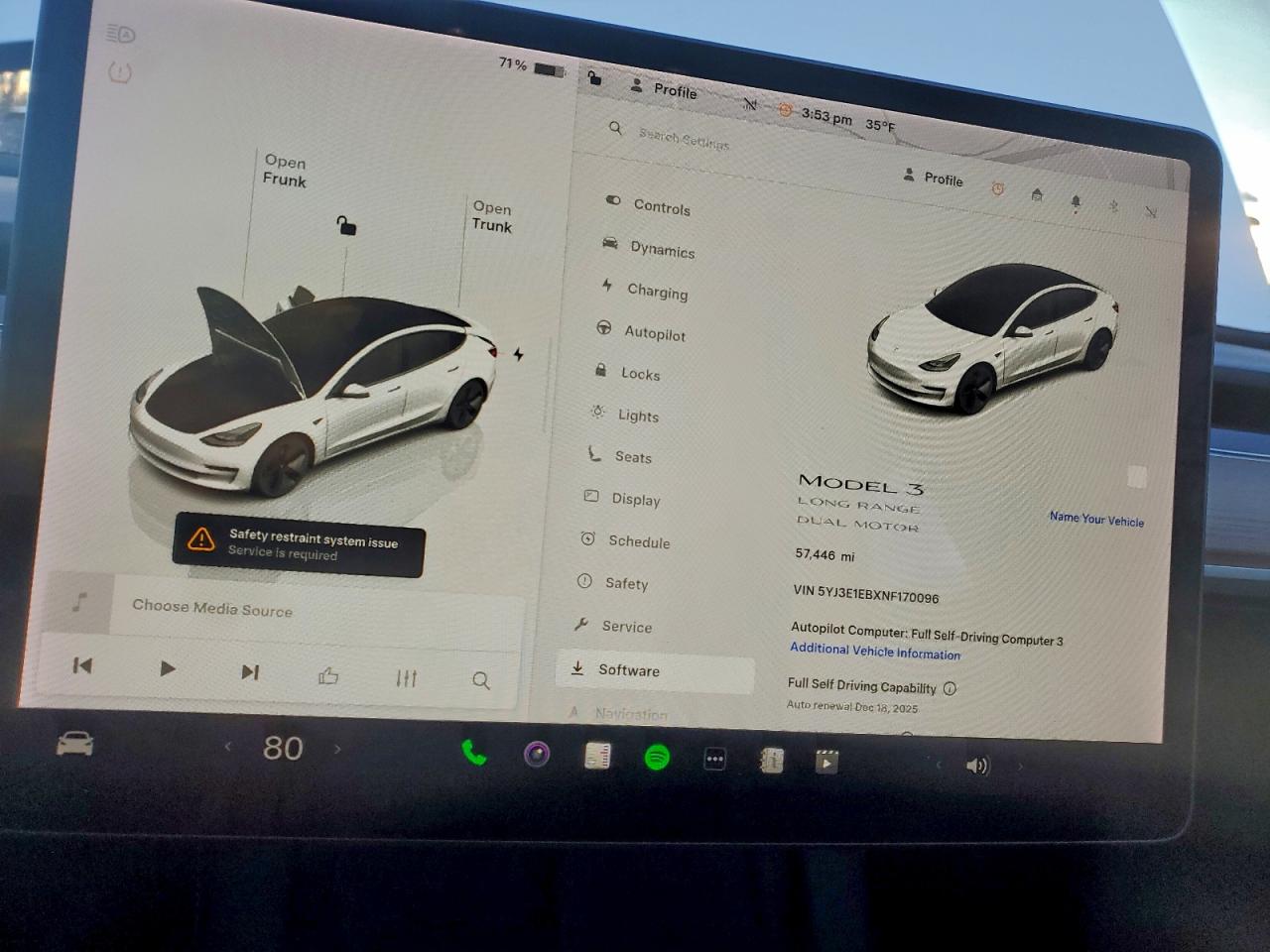 2022 TESLA MODEL 3 photo 9