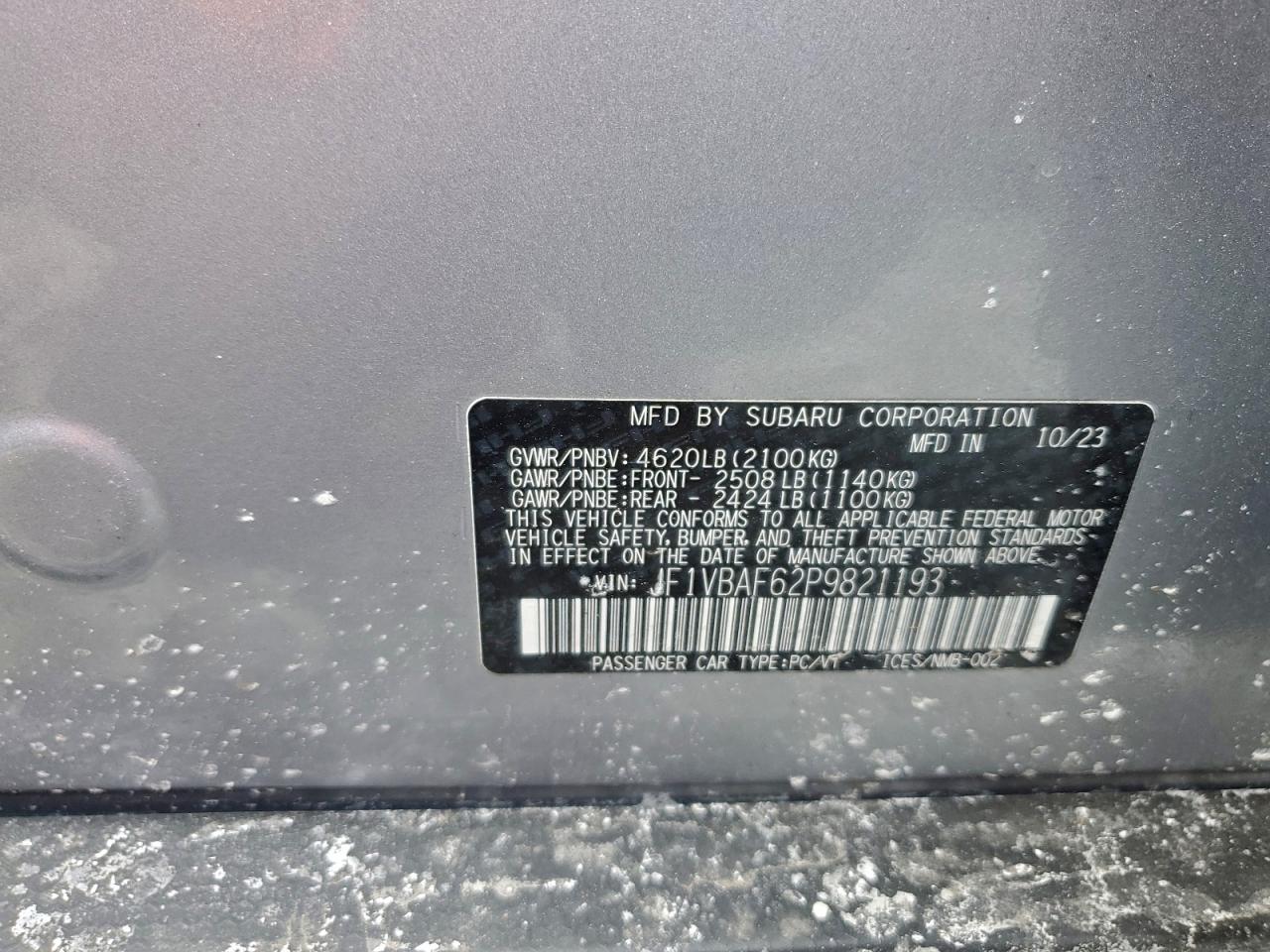 2023 SUBARU WRX PREMIUM photo 23