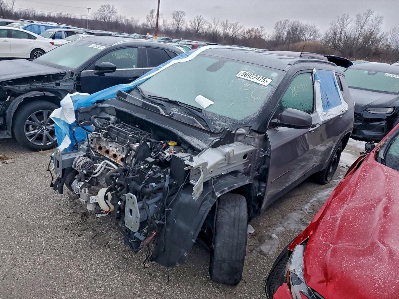 2019 JEEP COMPASS TRAILHAWK — STRIPPED damage — photo 1