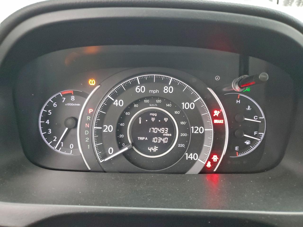 2012 HONDA CR-V EXL photo 9