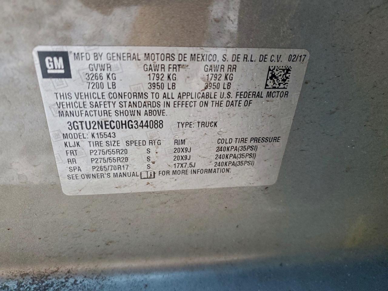 2017 GMC SIERRA K1500 SLT photo 12