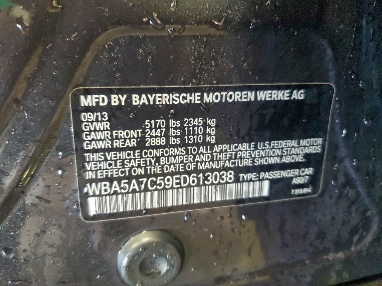 2014 BMW 528 XI photo 13