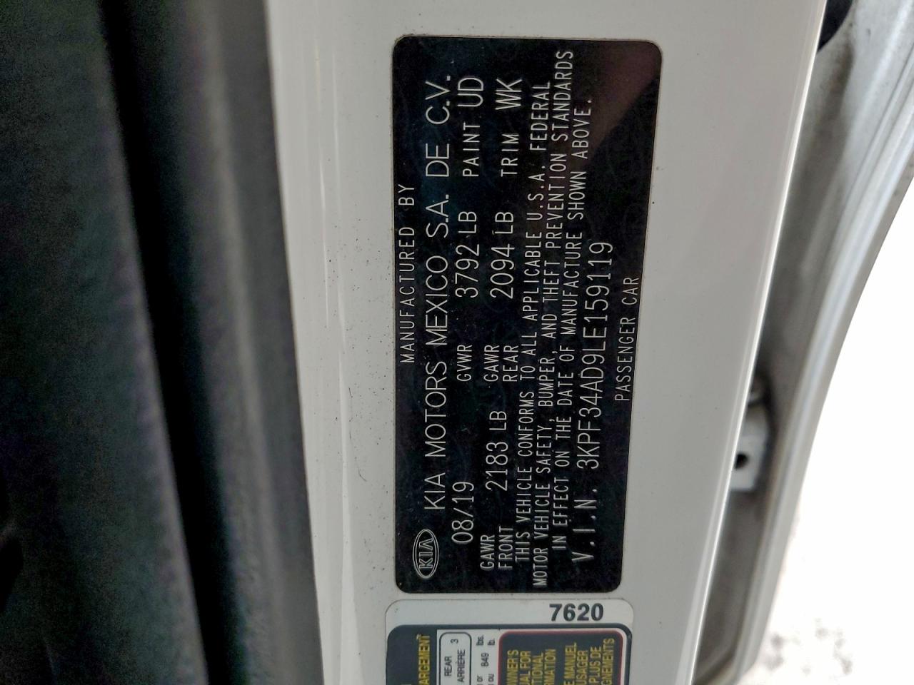 2020 KIA FORTE GT LINE photo 12