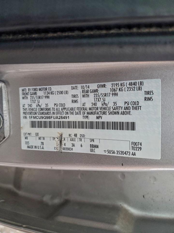 2015 FORD ESCAPE SE photo 13