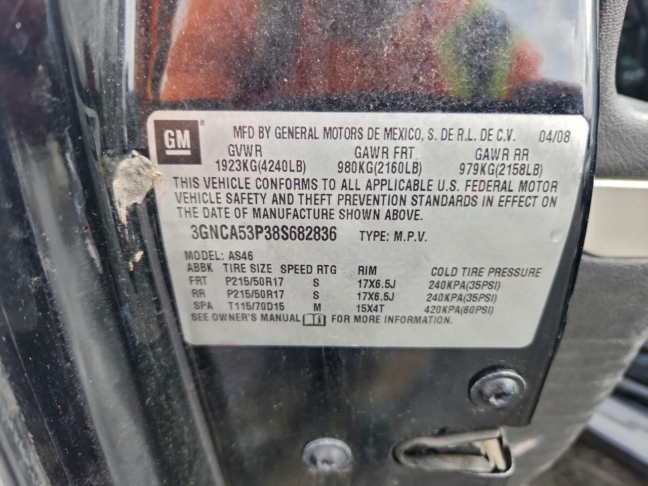 2008 CHEVROLET HHR LT photo 14