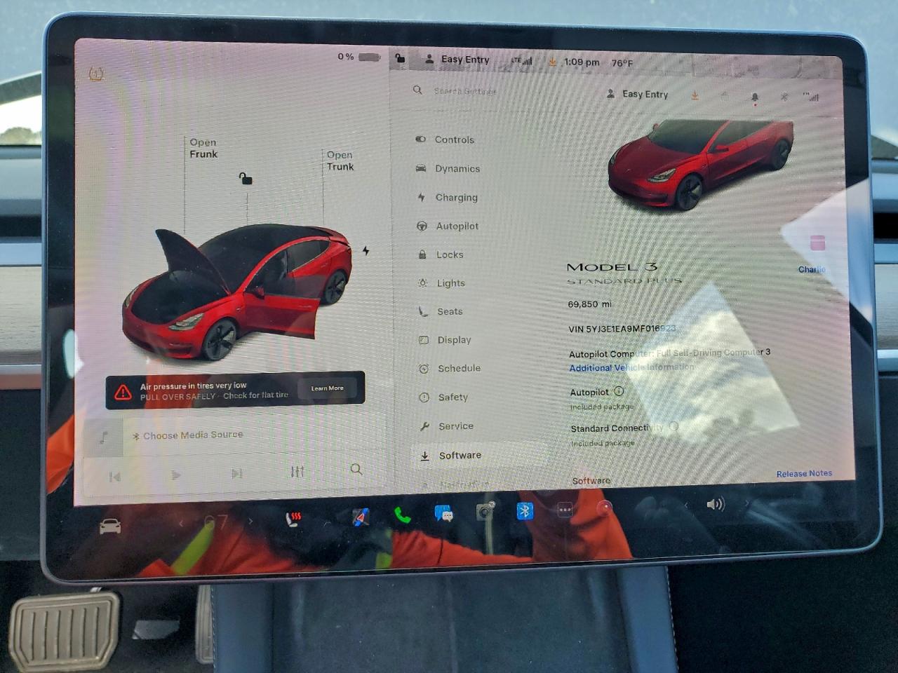 2021 TESLA MODEL 3 photo 9