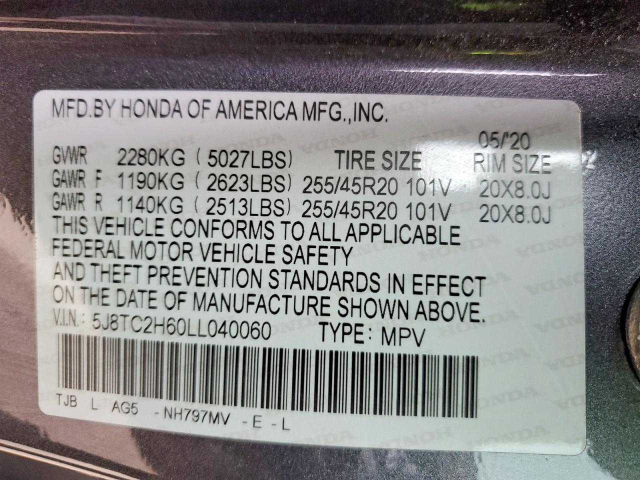 2020 ACURA RDX A-SPEC photo 14