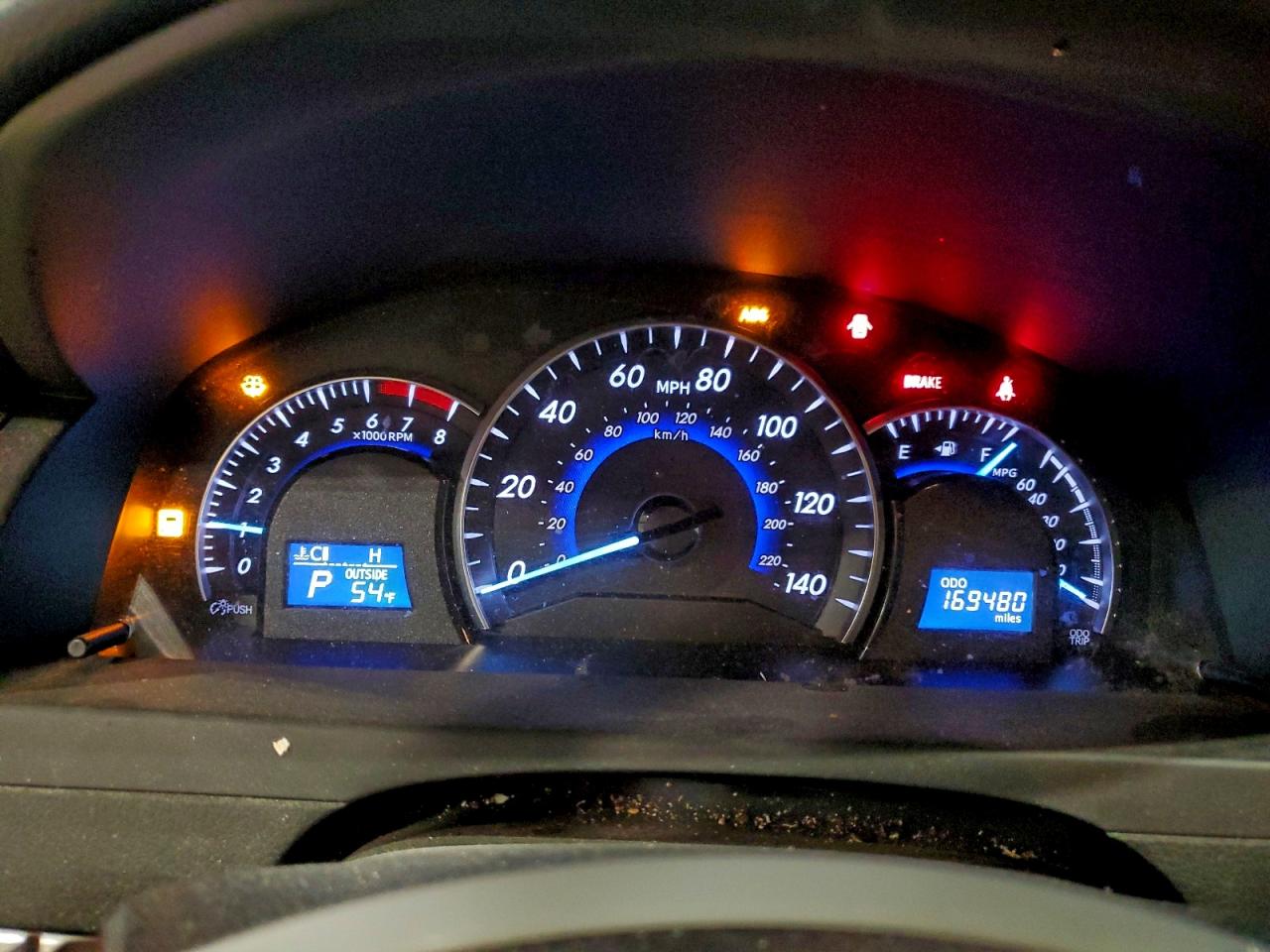 2012 TOYOTA CAMRY BASE photo 9