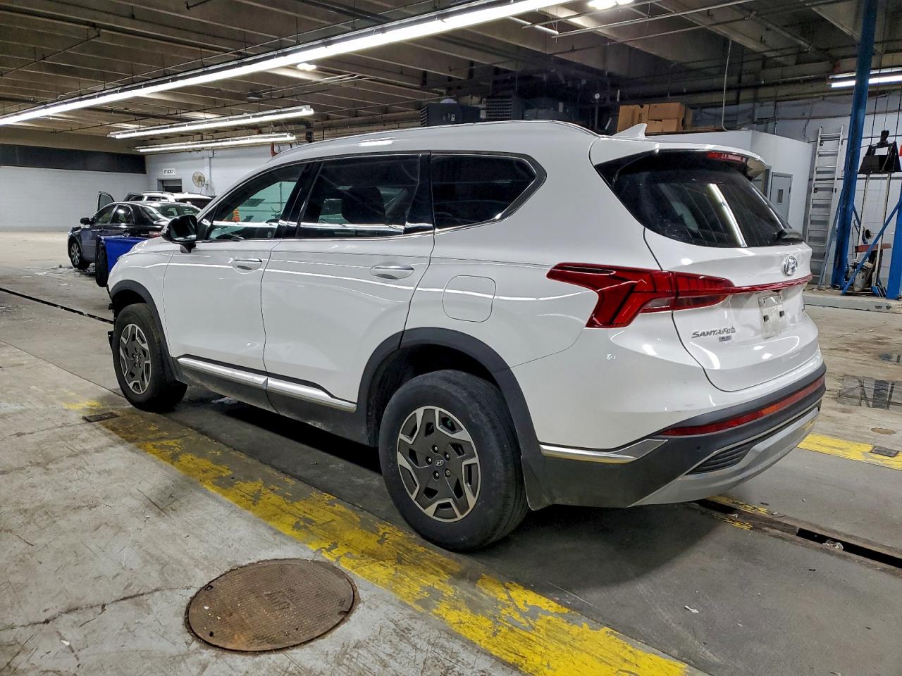 2023 HYUNDAI SANTA FE BLUE photo 2
