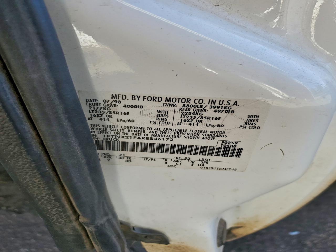 1999 FORD F250 SUPER DUTY photo 12