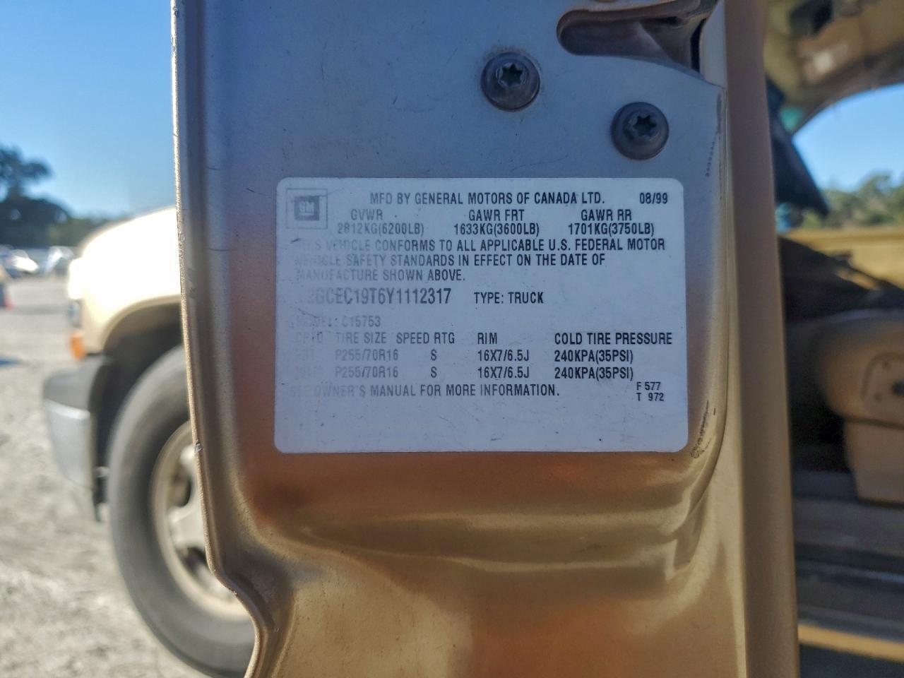 2000 CHEVROLET SILVERADO C1500 photo 12