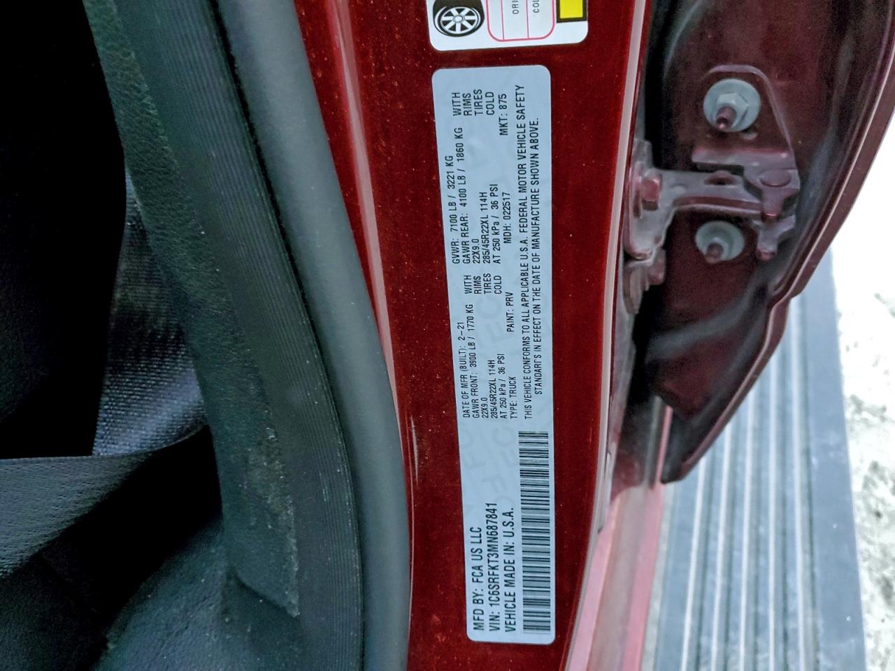 2021 RAM 1500 LONGHORN photo 12