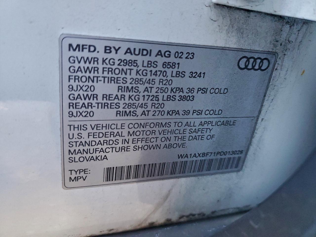 2023 AUDI Q7 PREMIUM photo 12