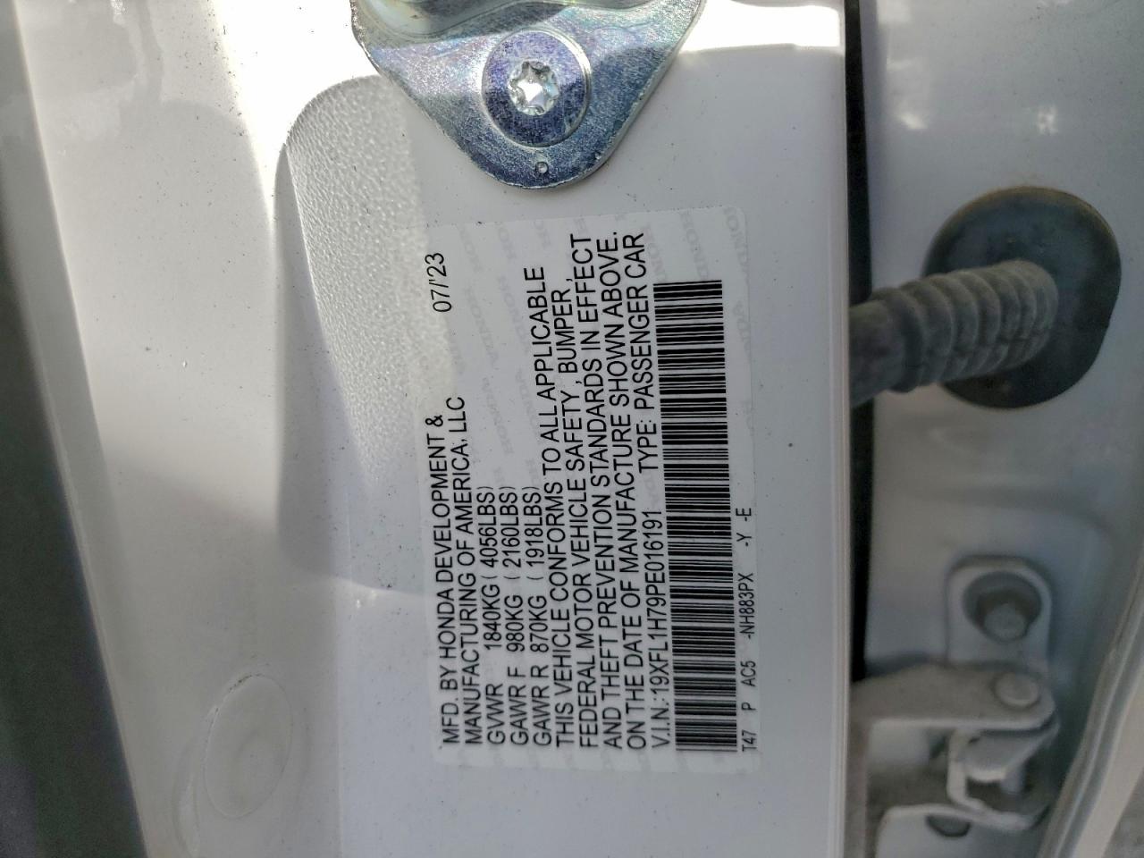 2023 HONDA CIVIC EXL photo 12
