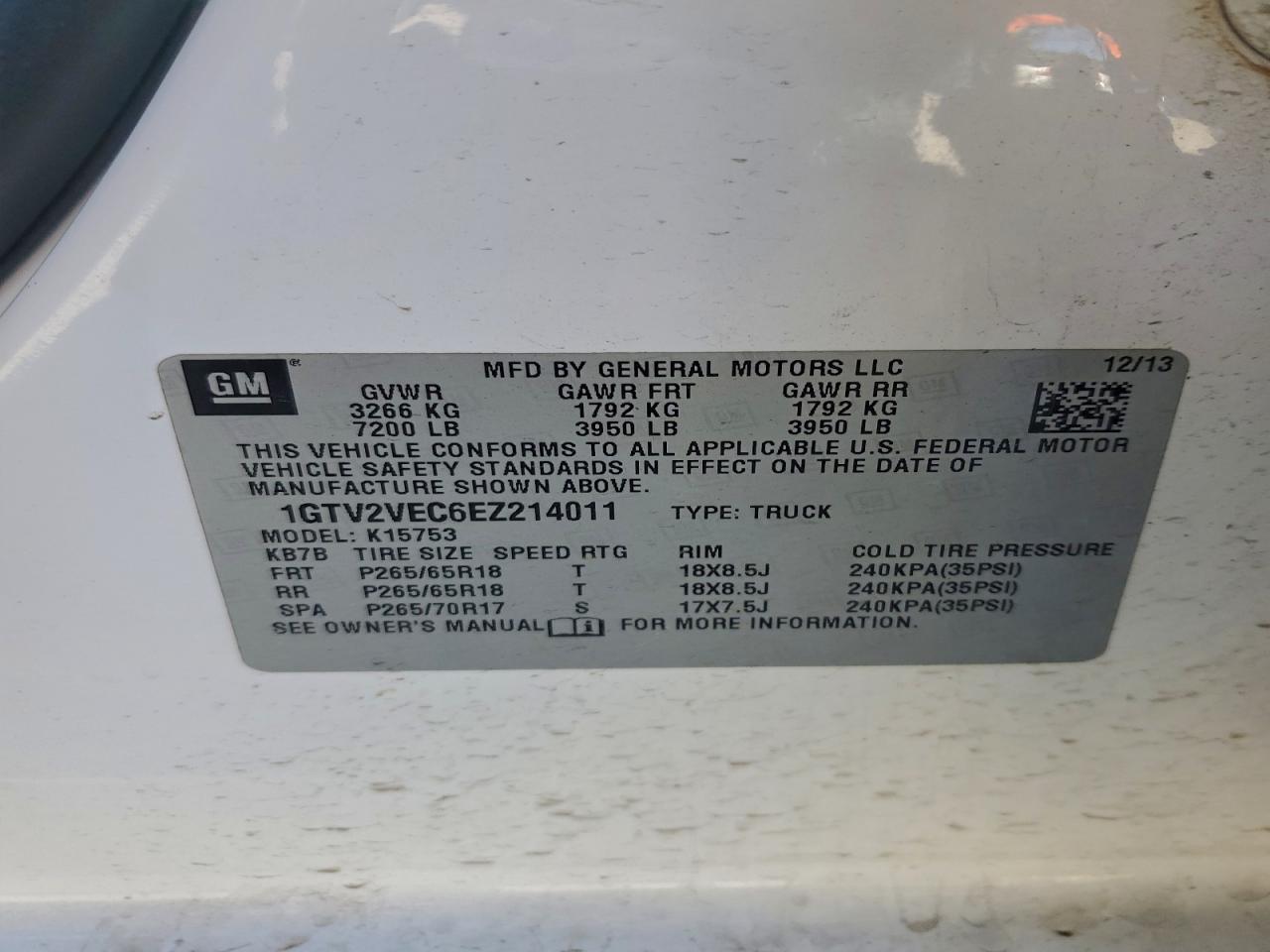 2014 GMC SIERRA K1500 SLT photo 12