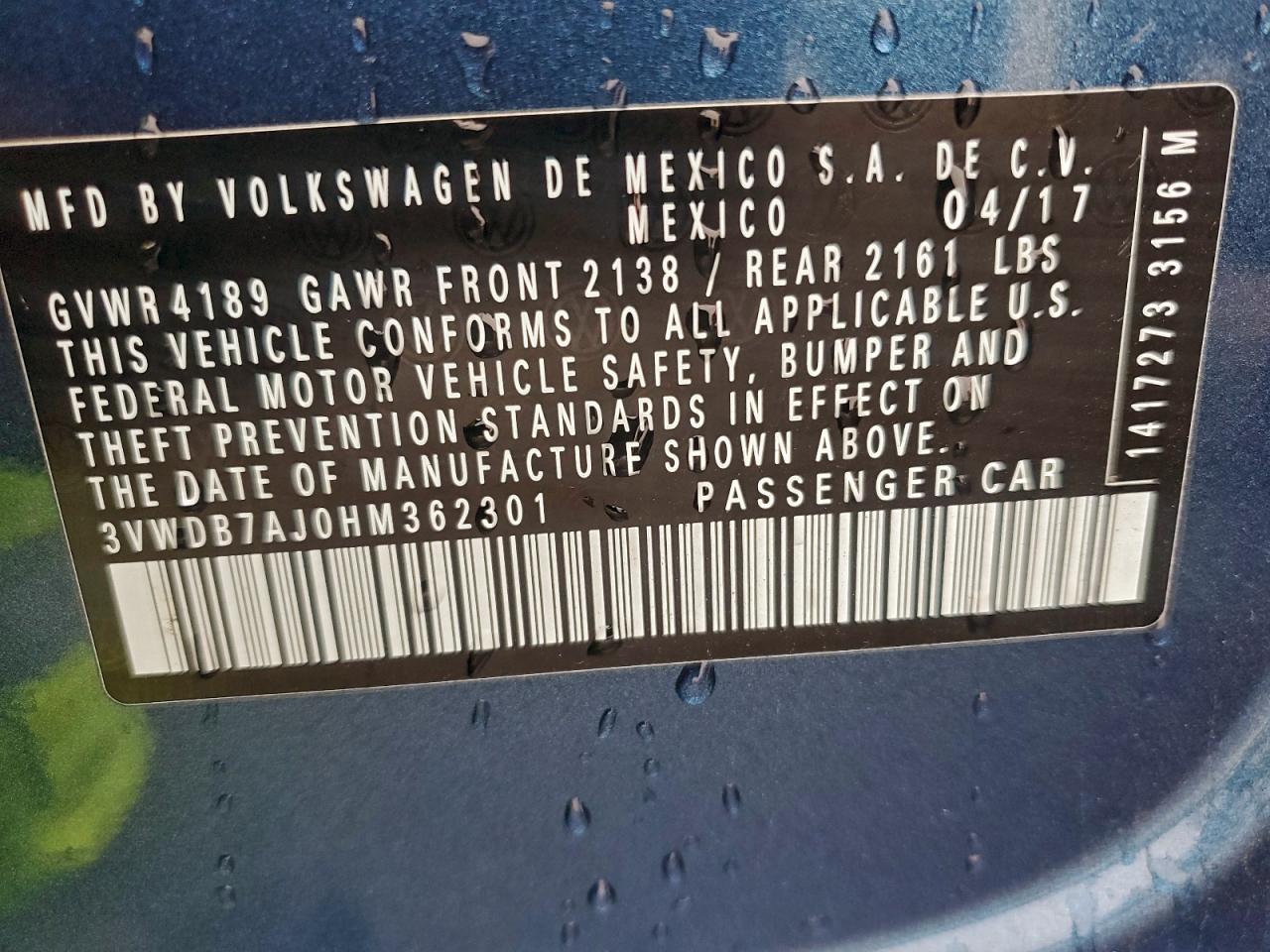 2017 VOLKSWAGEN JETTA SE photo 12