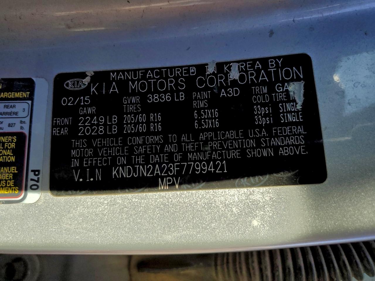 2015 KIA SOUL photo 12