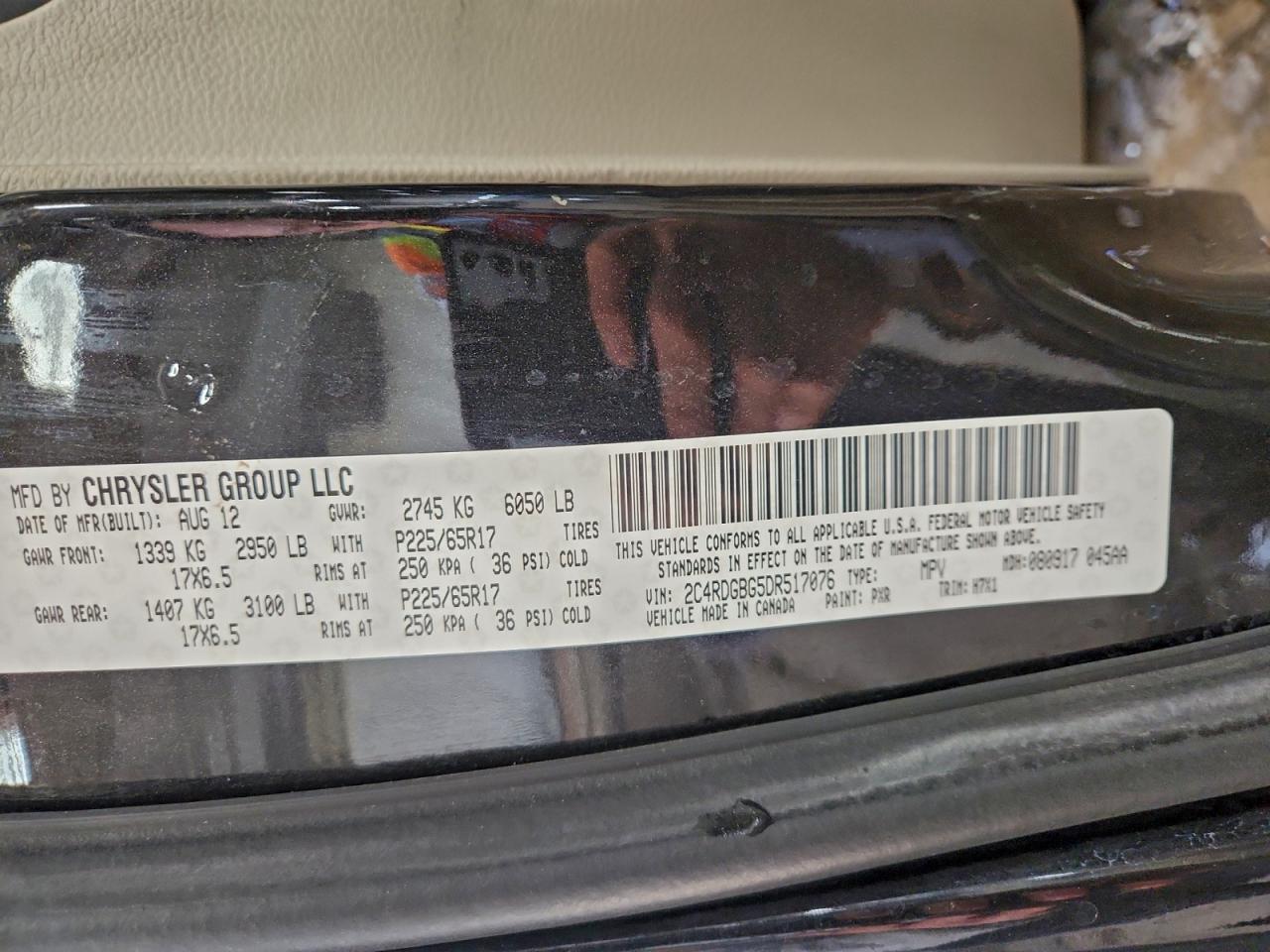 2013 DODGE GRAND CARAVAN SE photo 13