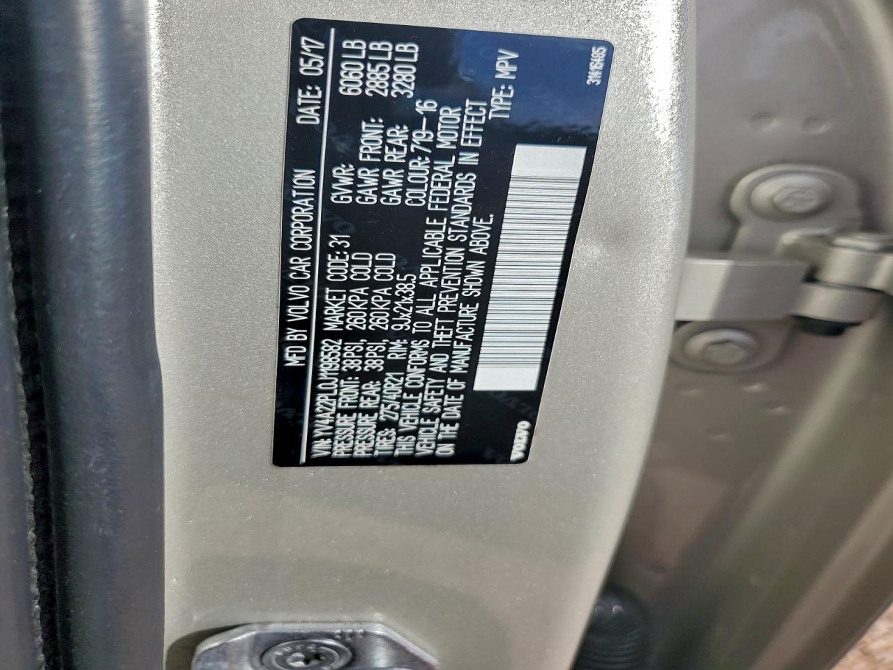 2018 VOLVO XC90 T6 photo 13