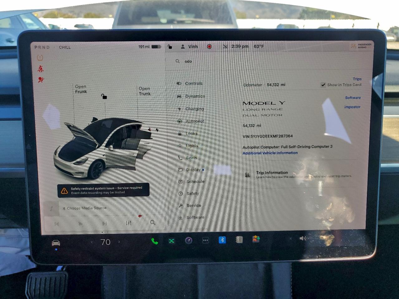 2021 TESLA MODEL Y photo 9