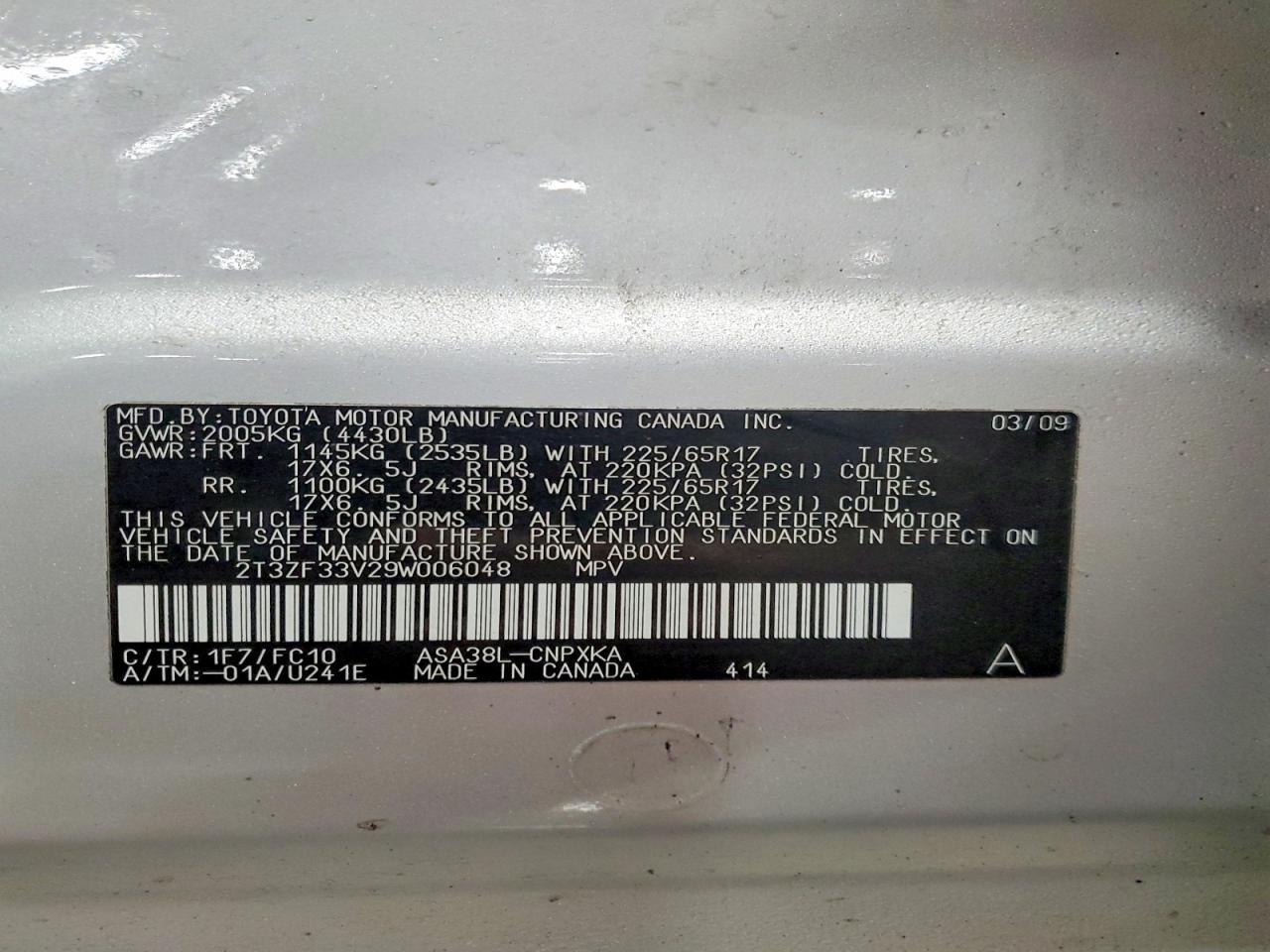 2009 TOYOTA RAV4 photo 25