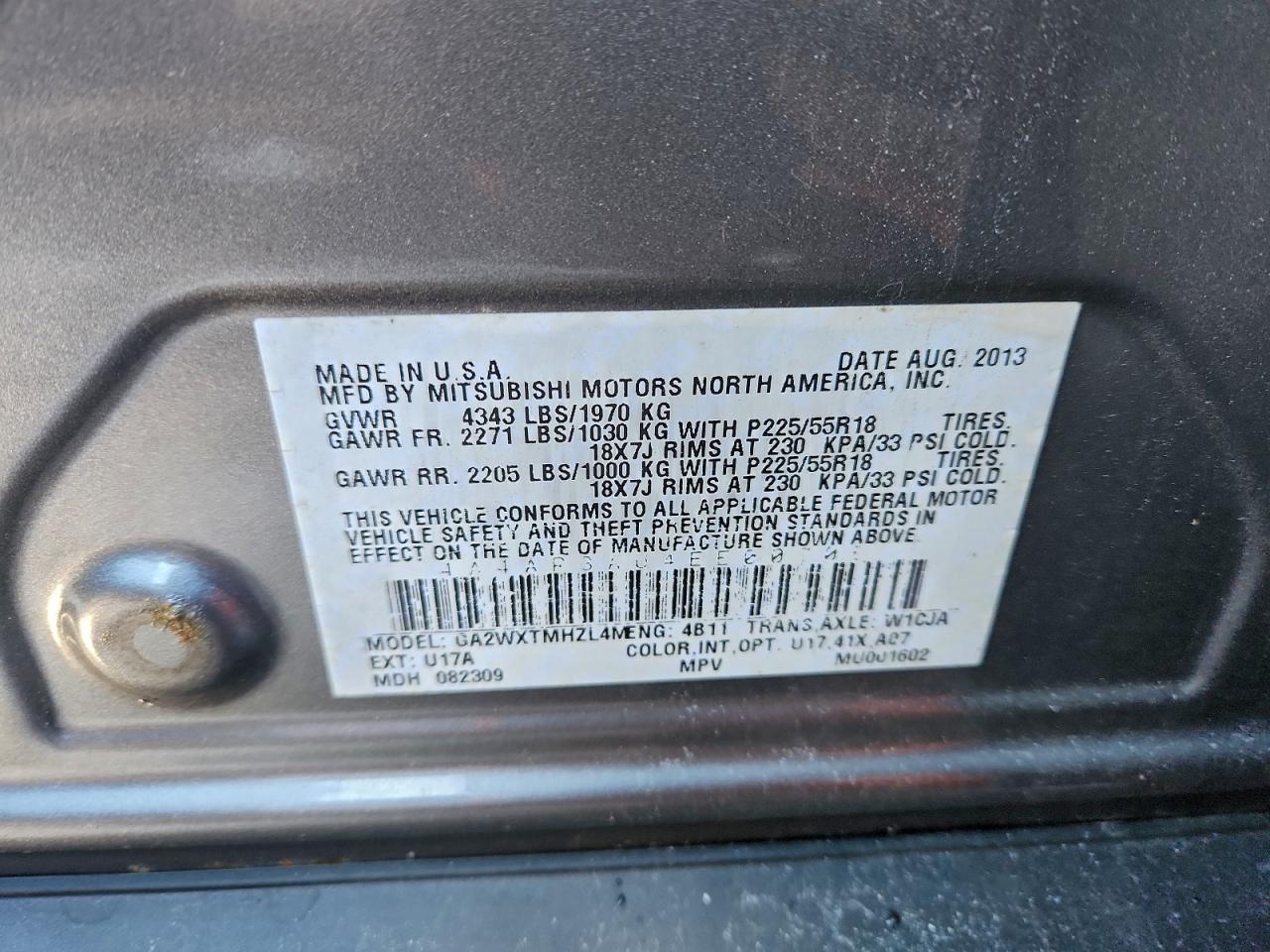 2014 MITSUBISHI OUTLANDER SPORT ES photo 25