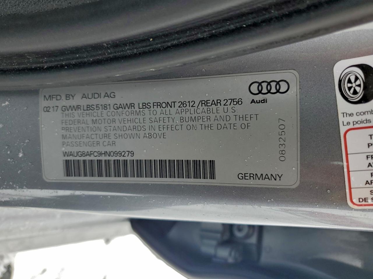 2017 AUDI A6 PREMIUM PLUS photo 12