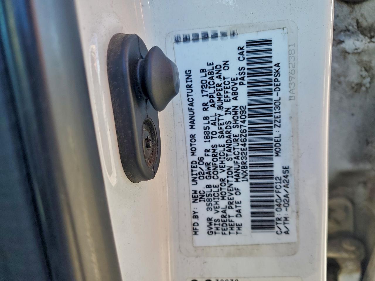 2006 TOYOTA COROLLA CE photo 13