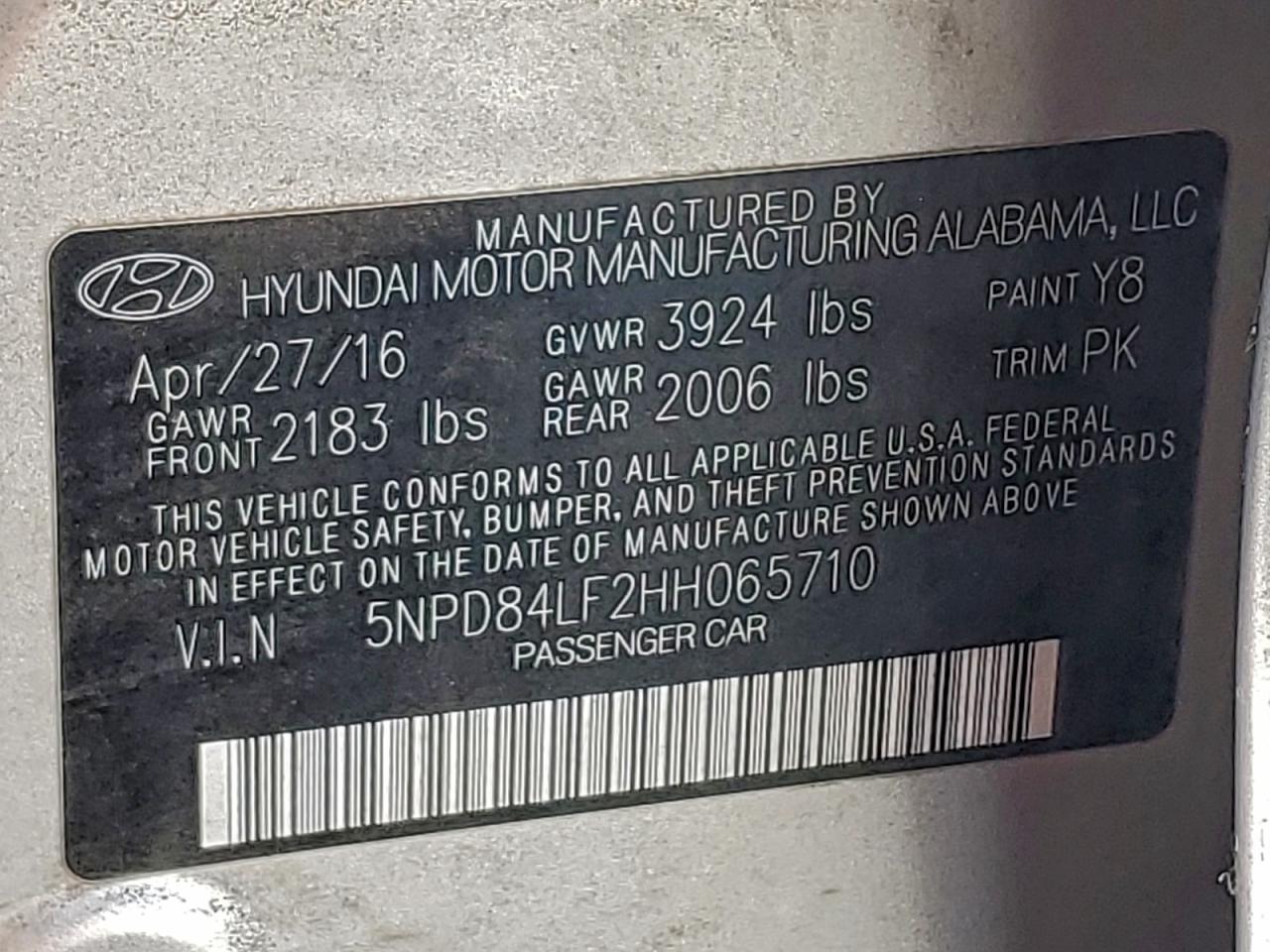2017 HYUNDAI ELANTRA SE photo 23