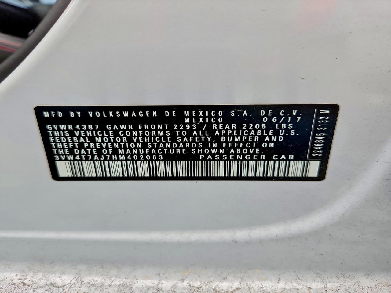 2017 VOLKSWAGEN JETTA GLI photo 12