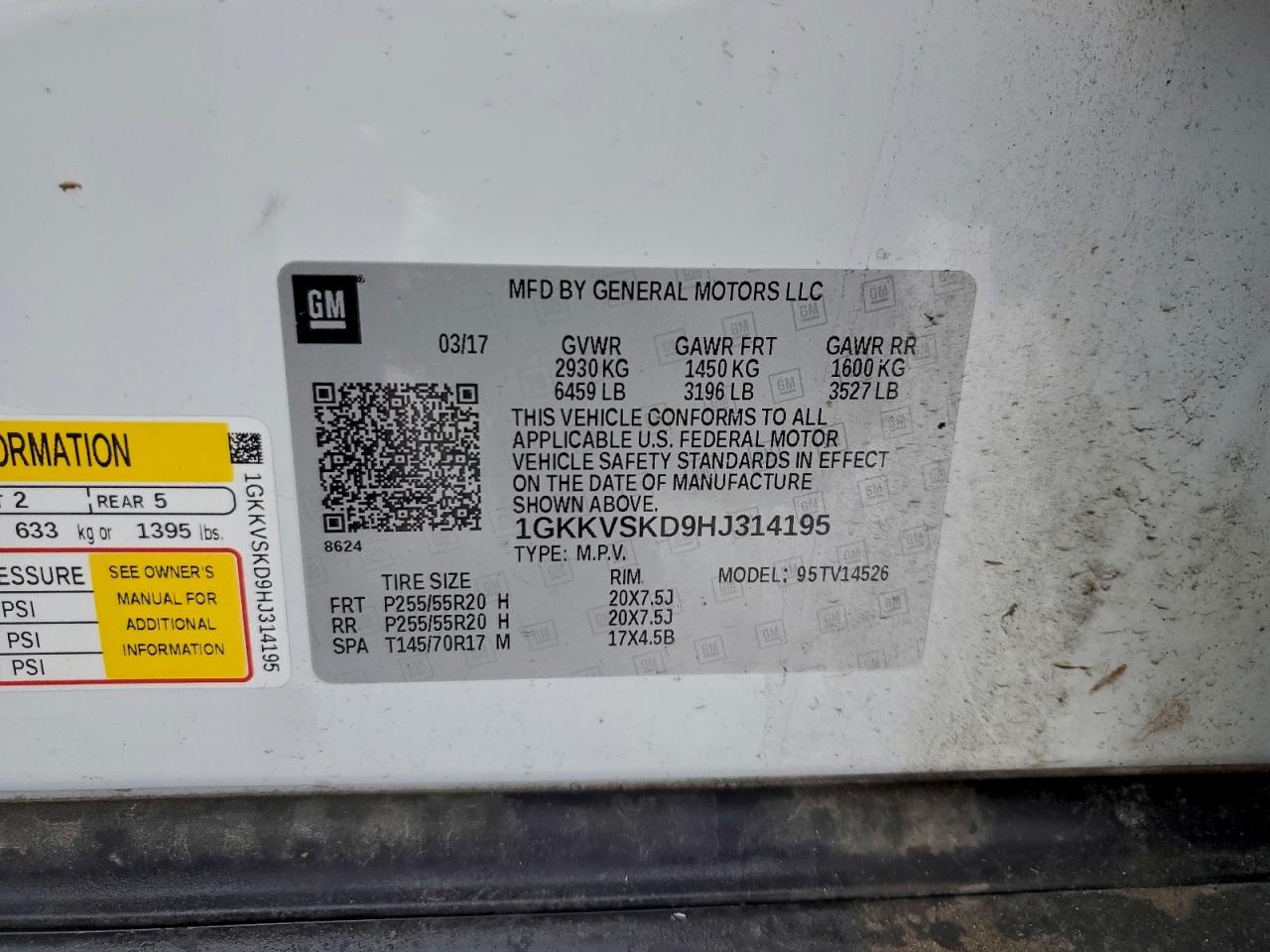 2017 GMC ACADIA LIMITED SLT-2 photo 13