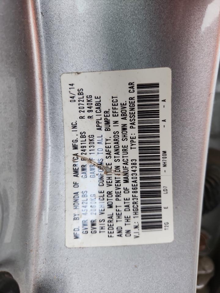 2014 HONDA ACCORD EXL photo 13