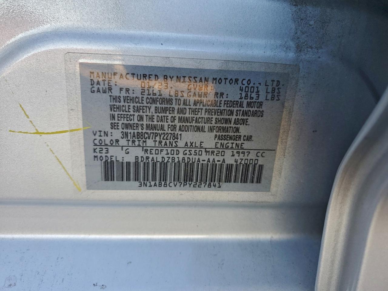 2023 NISSAN SENTRA SV photo 13